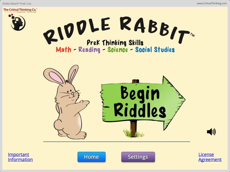 Riddle Rabbit™ PreK (Lite)