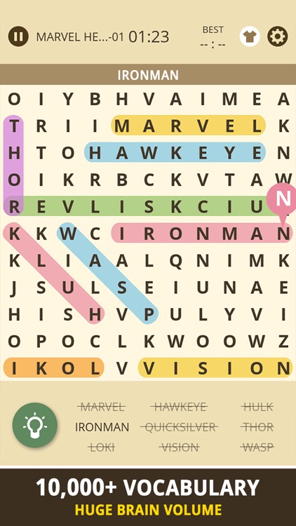 Word Search : Brain Training screenshot-3