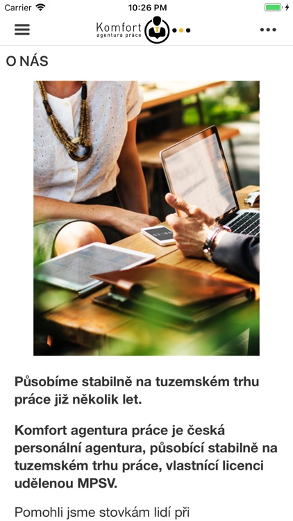 Komfort agentura práce