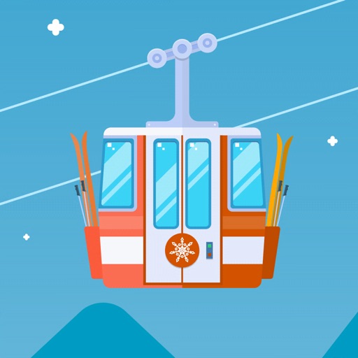 Crazy Ski Lift Icon