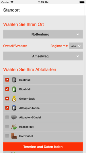 Landkreis Tübingen Abfall-App(圖2)-速報App