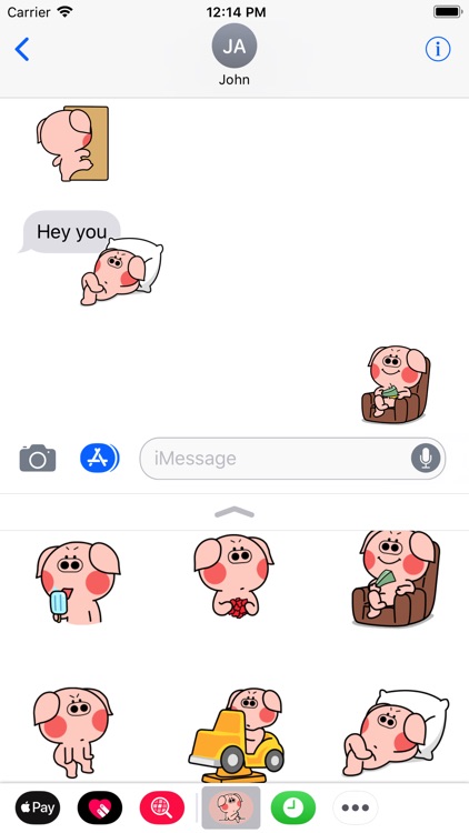 Pigs Animated Stickers