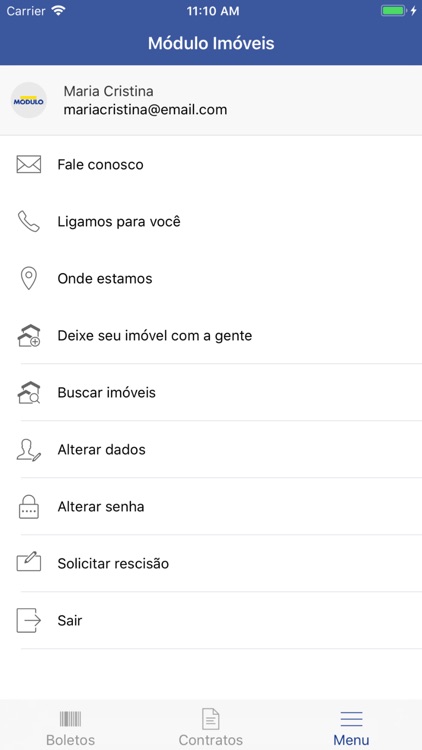 Área do Cliente - Modulo