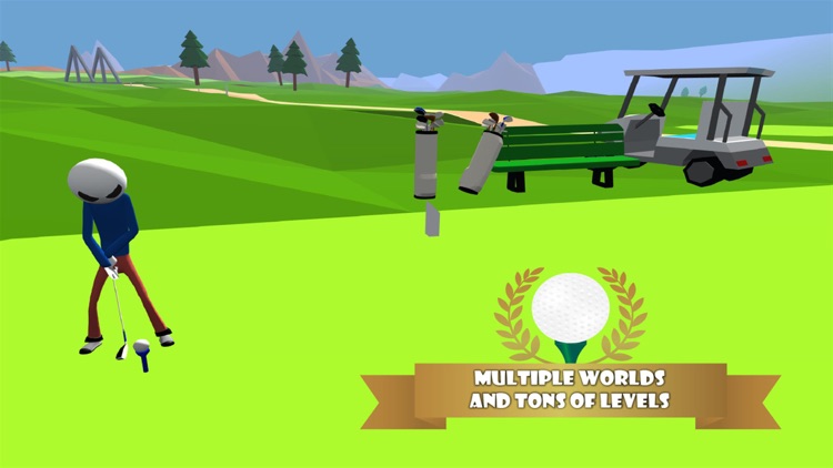 Stickman 3D Golf screenshot-3