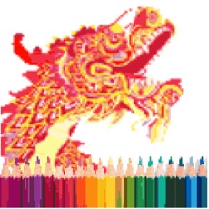 Activities of Dragon Art Pixel Coloring