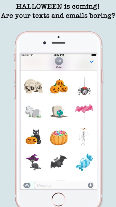 How to cancel & delete Halloween Emojis For iMessage from iphone & ipad 1