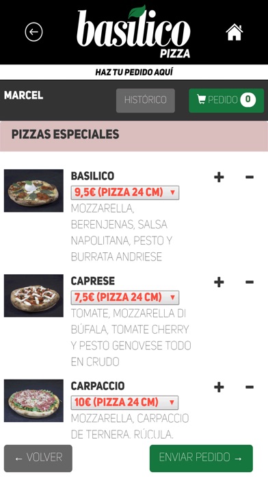 Basilico Pizza screenshot 4
