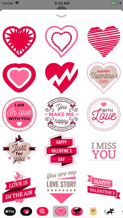 Valentine's Love Stickers! screenshot 4