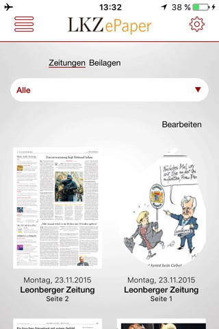 Leonberger Kreiszeitung screenshot 3