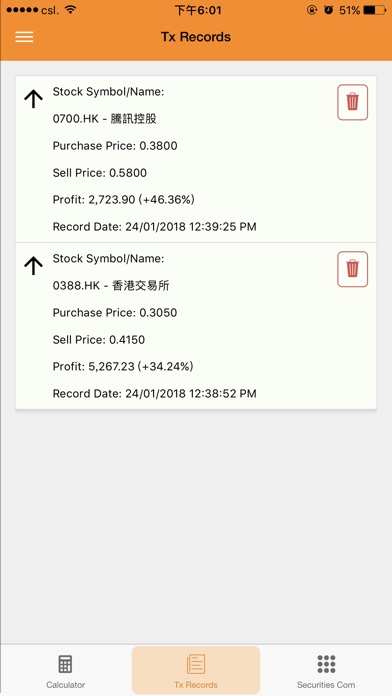 iCalcStock HK - 香港股票交易計算器 screenshot 4