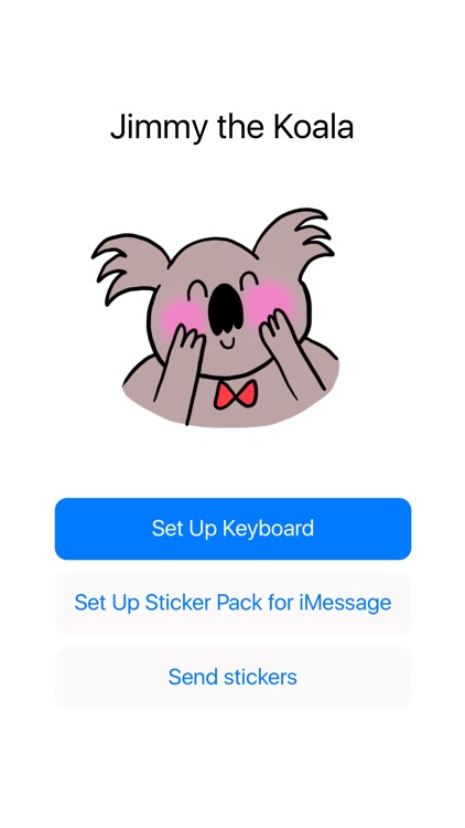 Jimmy The Koala – Sticker Keyboard screenshot-4