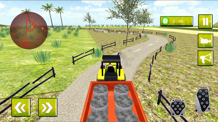 Euro Farm Tractor Driving game