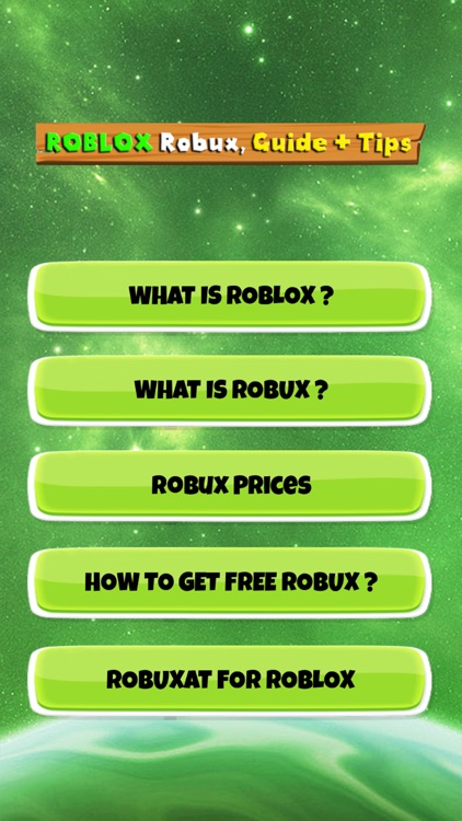 Robux For Roblox By Achraf Oufkir