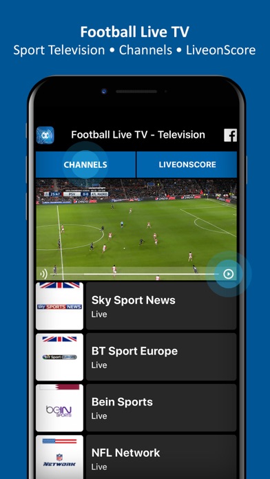 Football Live TV - Soccer TV Screenshots