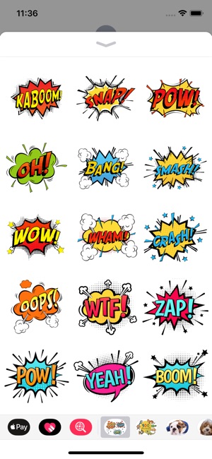 Comic Speech Bubble Stickers(圖2)-速報App