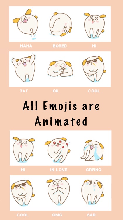 Dog Lovers Animated Emoji Stickers