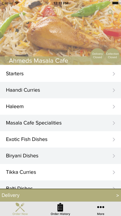 How to cancel & delete Ahmeds Masala Cafe from iphone & ipad 1