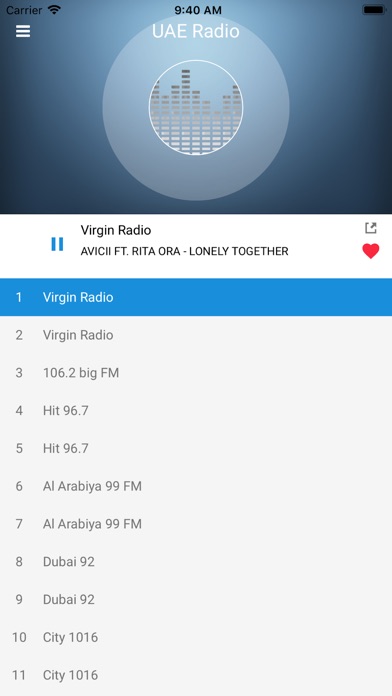 UAE Radio Station (Arabic FM) screenshot 2