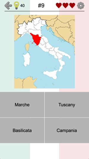 Italian Regions - Italy Quiz