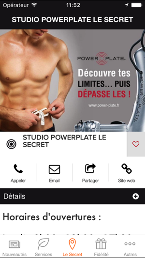 LE SECRET Studio Powerplate(圖3)-速報App