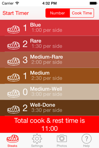 Steak Timer Pro screenshot 2