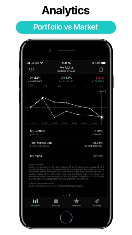 Lukrum Secure Crypto Tracker