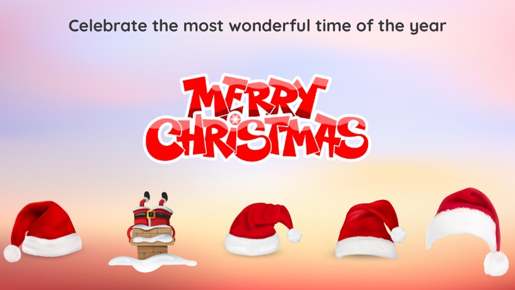 3D Merry Christmas Sticker App