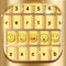 Gold Emoji Keyboard Themes