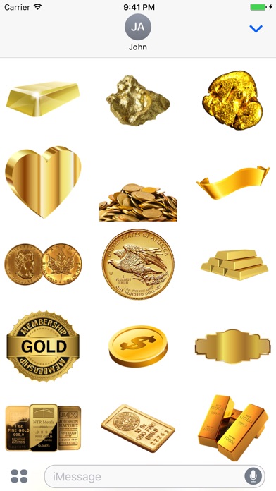 Gold Stickers Pack screenshot 3