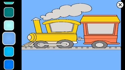 Train Drawing Coloring Book screenshot 2