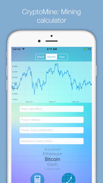 CryptoMine: Mining calculator