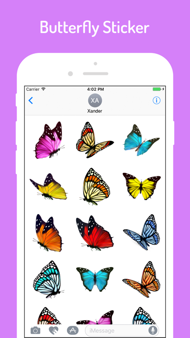 How to cancel & delete Glossy Butterflies Stickers from iphone & ipad 1