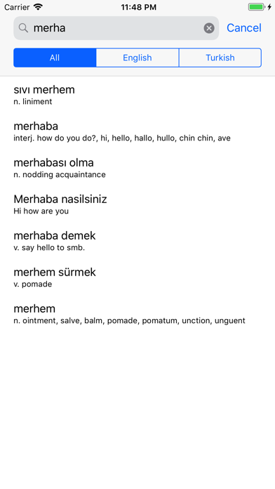 İngilizce Türkçe Sözlük screenshot 2