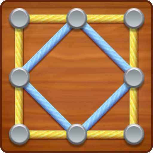 Linepuzzle 線を引っ張って図形を作るパズル 無料ゲームアプリレビュー