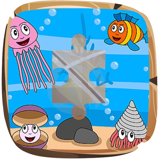 Puzzle Game Sea Ocean Cartoon by Thana Chumnarnchanann