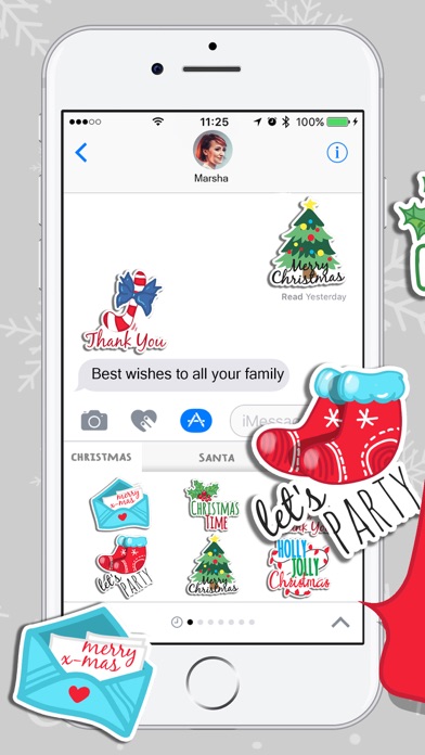 Merry Christmas 2017 Stickers screenshot 2