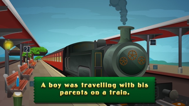 Escape Boy In Train - start a brain chal