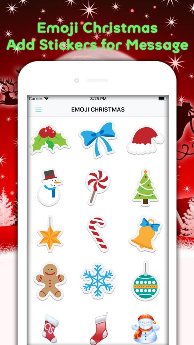 Christmas Emojis & Animated screenshot 2