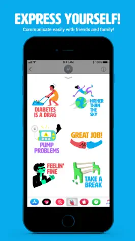 Game screenshot Diabetemoji Stickers apk