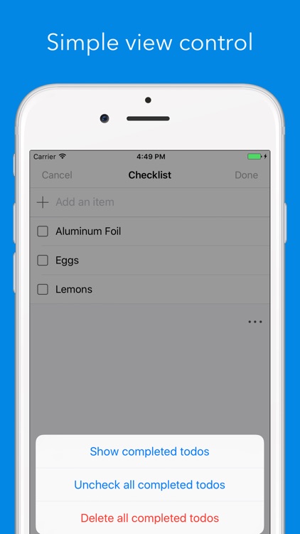 Checklist - Elegant & Simple