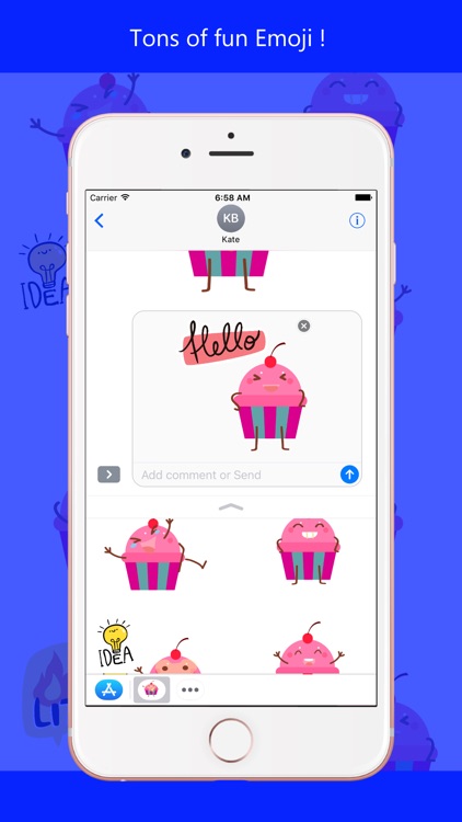 Delicious Cupcake Emoji