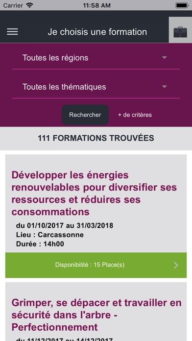 Vivea fonds pour la formation screenshot 2