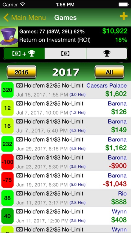 Poker Track Pro – Live Stats and Bankroll Tracker screenshot-3