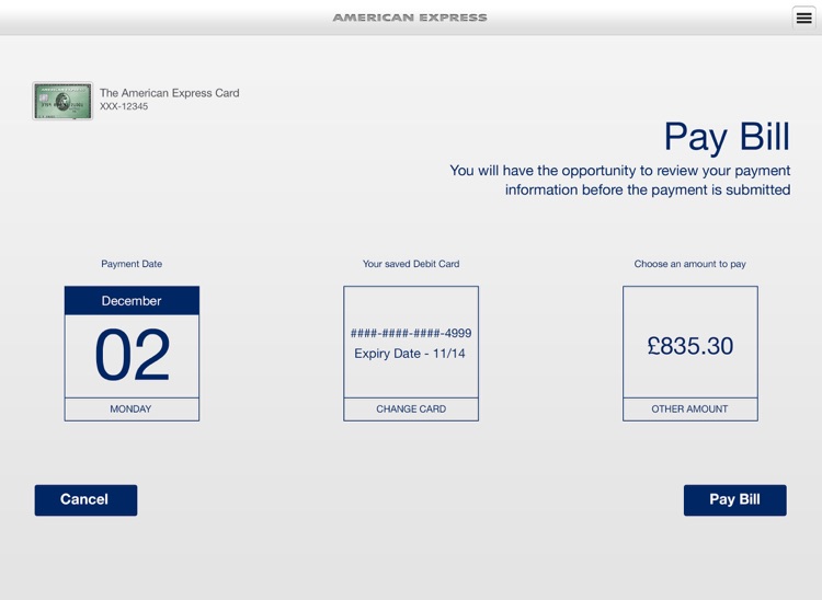 Amex UK for iPad® by American Express