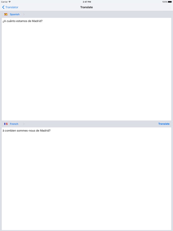 【图】Offline Translator Fr-Es(截图3)
