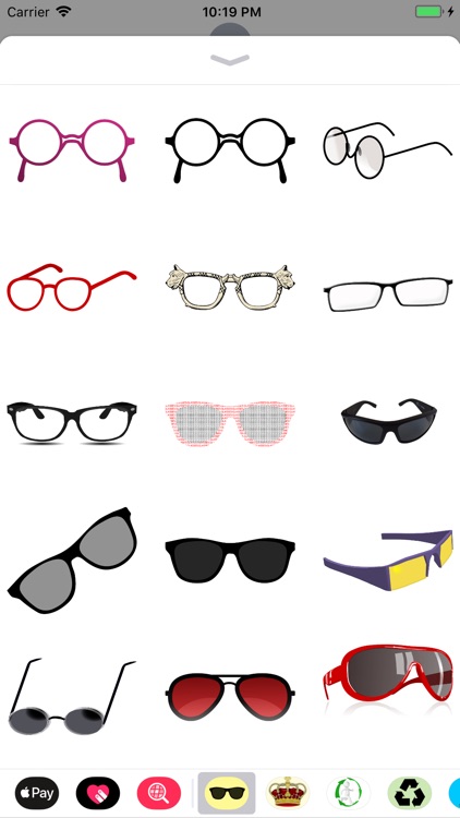 Eye Glasses Sticker Pack