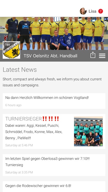 TSV Oelsnitz Abt. Handball