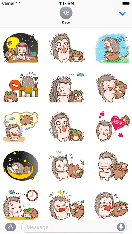 Hedgehog And Wild Hog Sticker