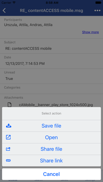 contentACCESS Mobile screenshot 4