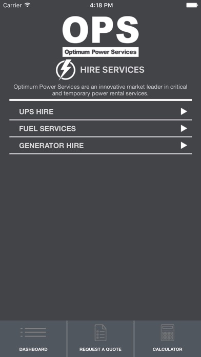 Optimum Power Services screenshot 2